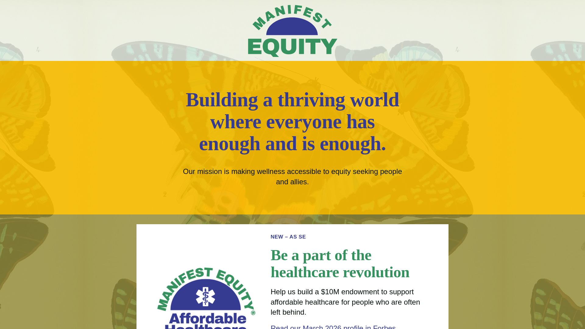 website screenshot of https://themonasticnomad.com