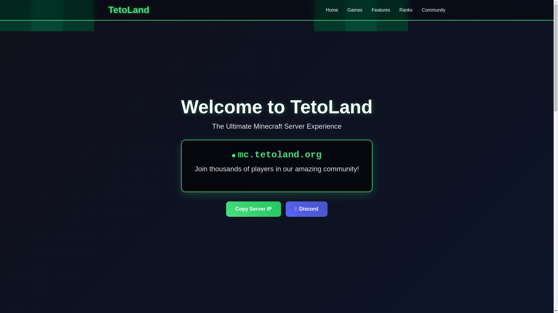 website screenshot of https://tetoland-web.pages.dev/