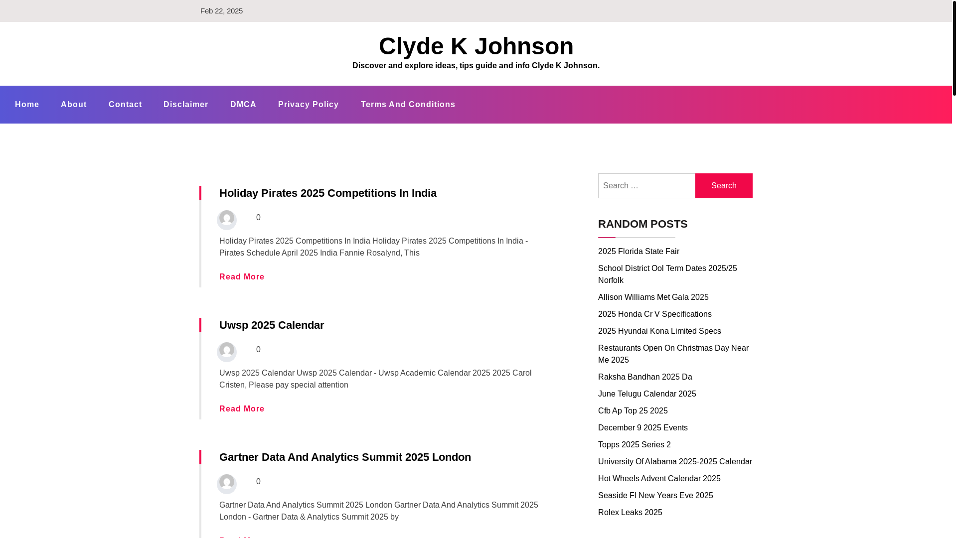website screenshot of https://clydekjohnsonr.pages.dev/