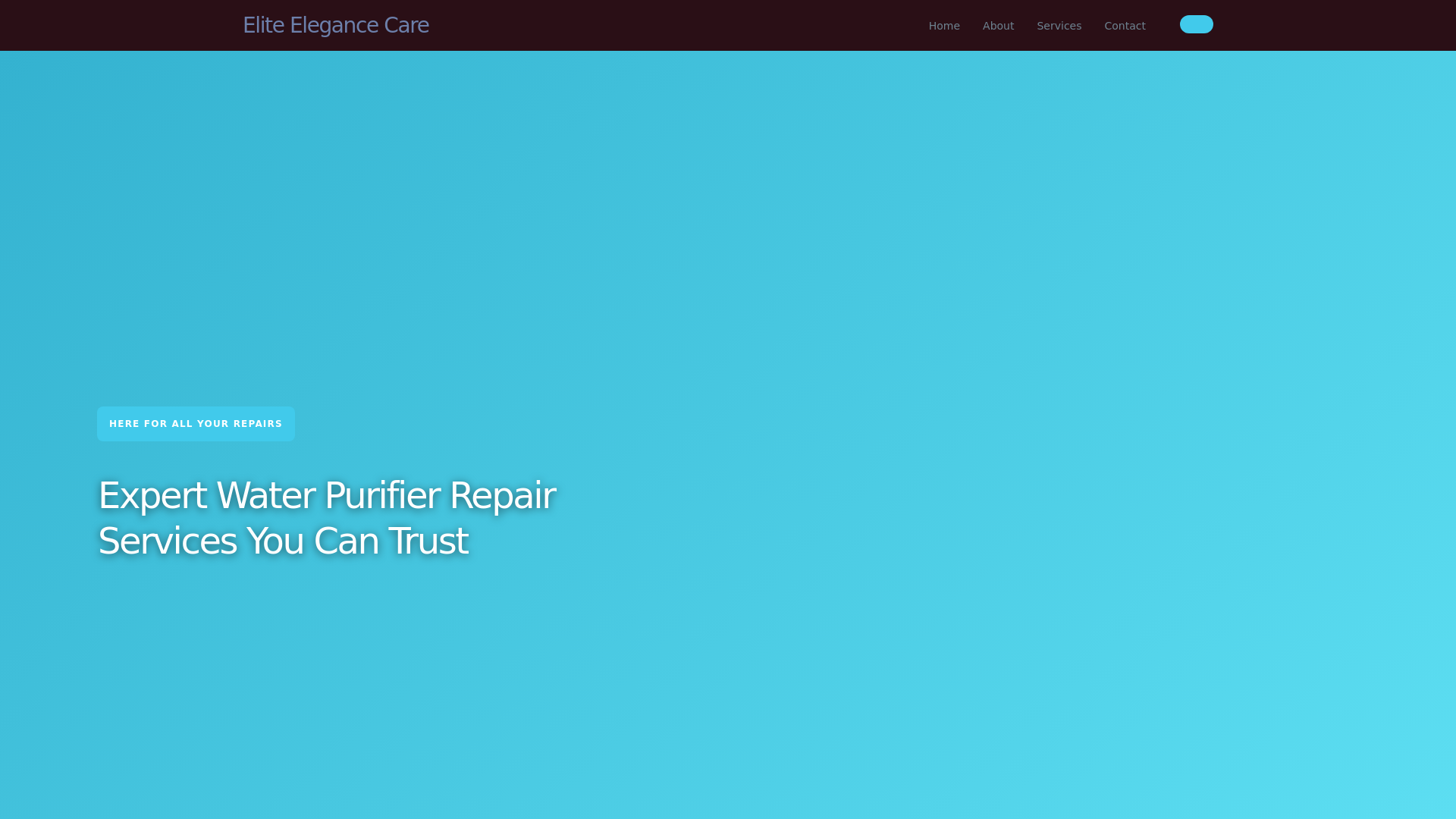 website screenshot of https://roservicesbangalore.com