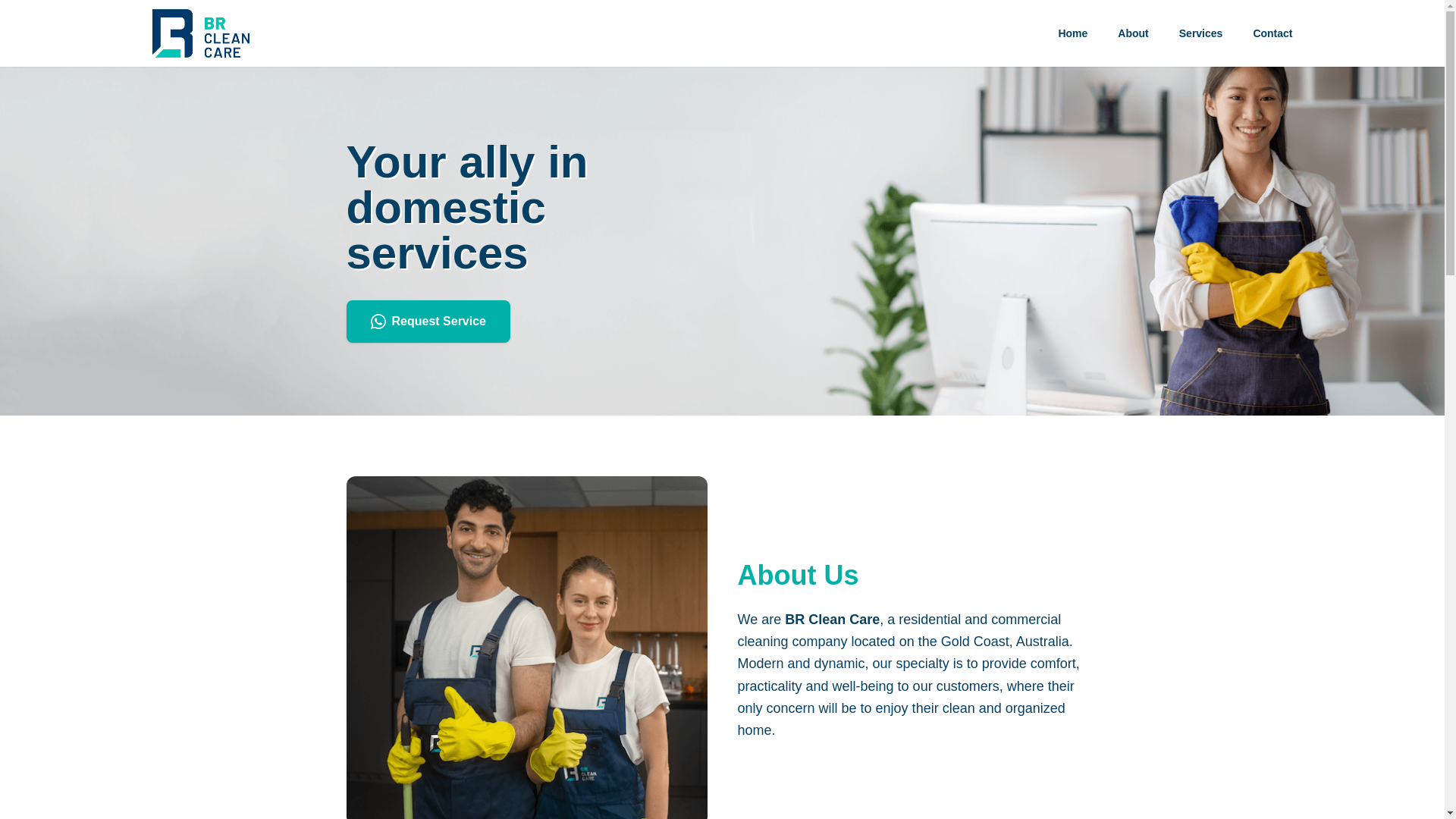 website screenshot of https://br-clean-care.pages.dev/