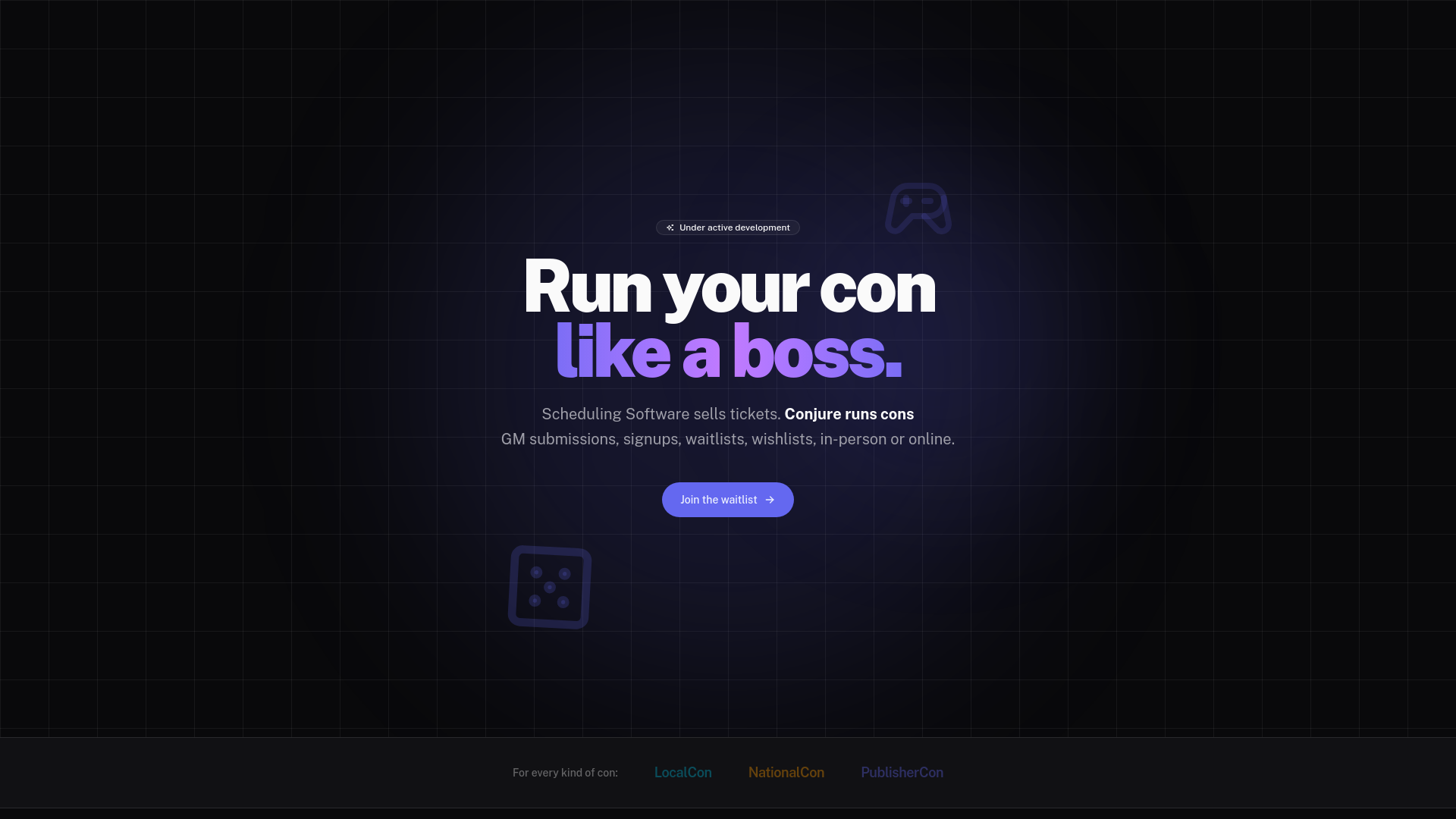 website screenshot of https://conjureportal-landing.pages.dev/