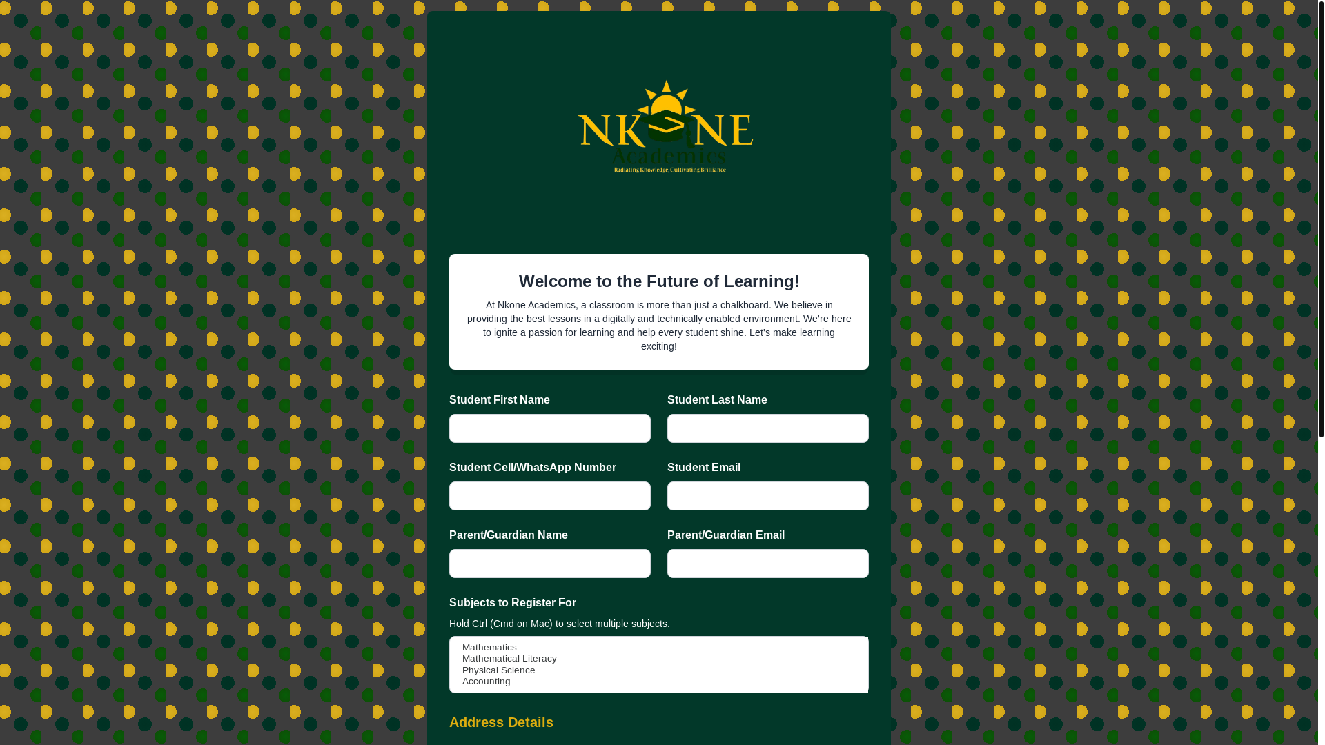 website screenshot of https://nkone-register-app.pages.dev/