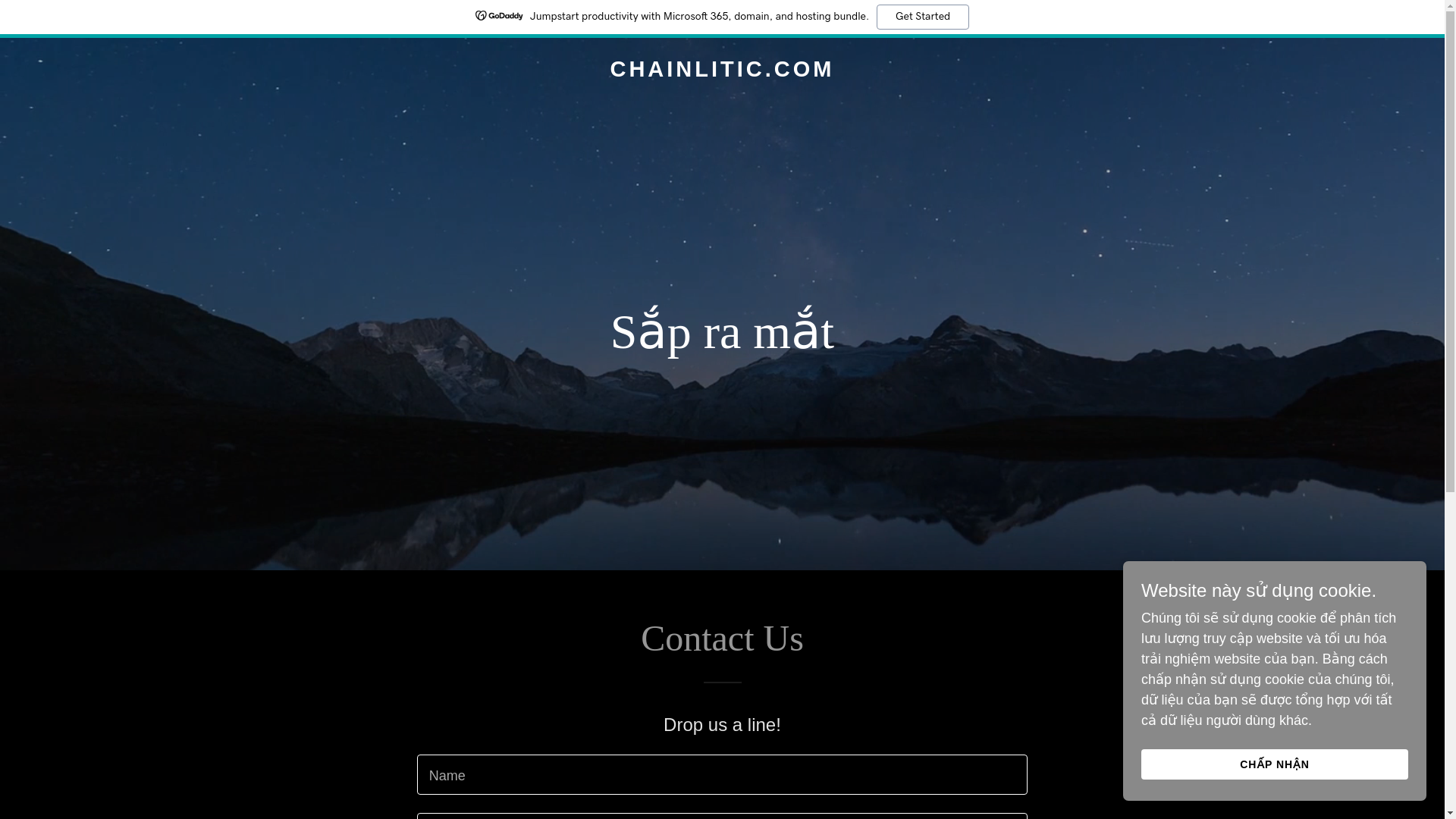 website screenshot of https://chainlitic.com/