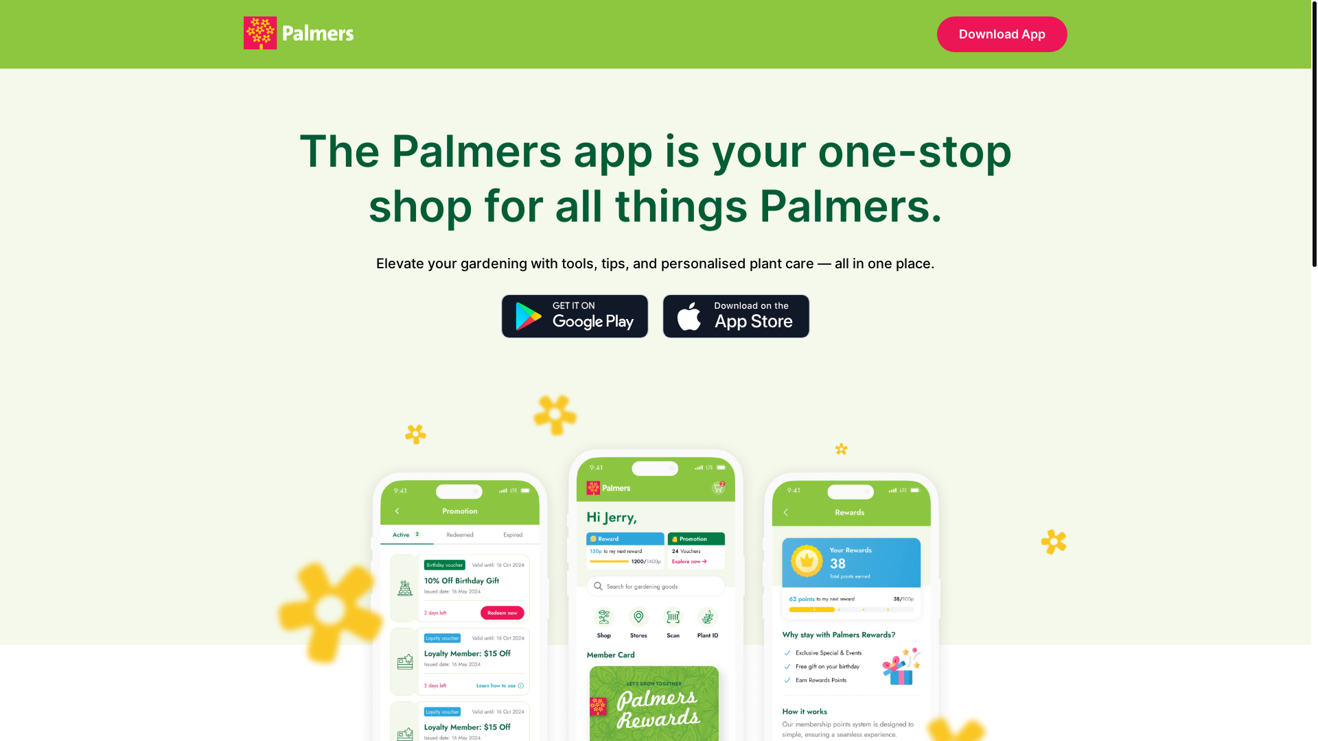 website screenshot of https://palmers-api.pages.dev/