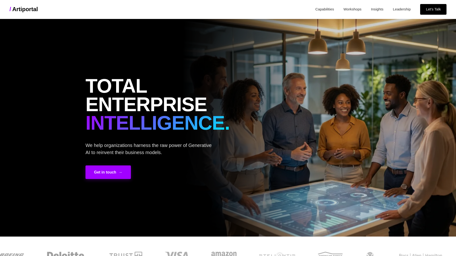 website screenshot of https://artiportal.pages.dev/