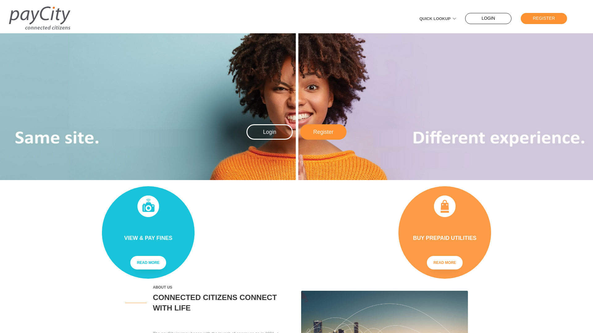 website screenshot of https://zapaycityco.top