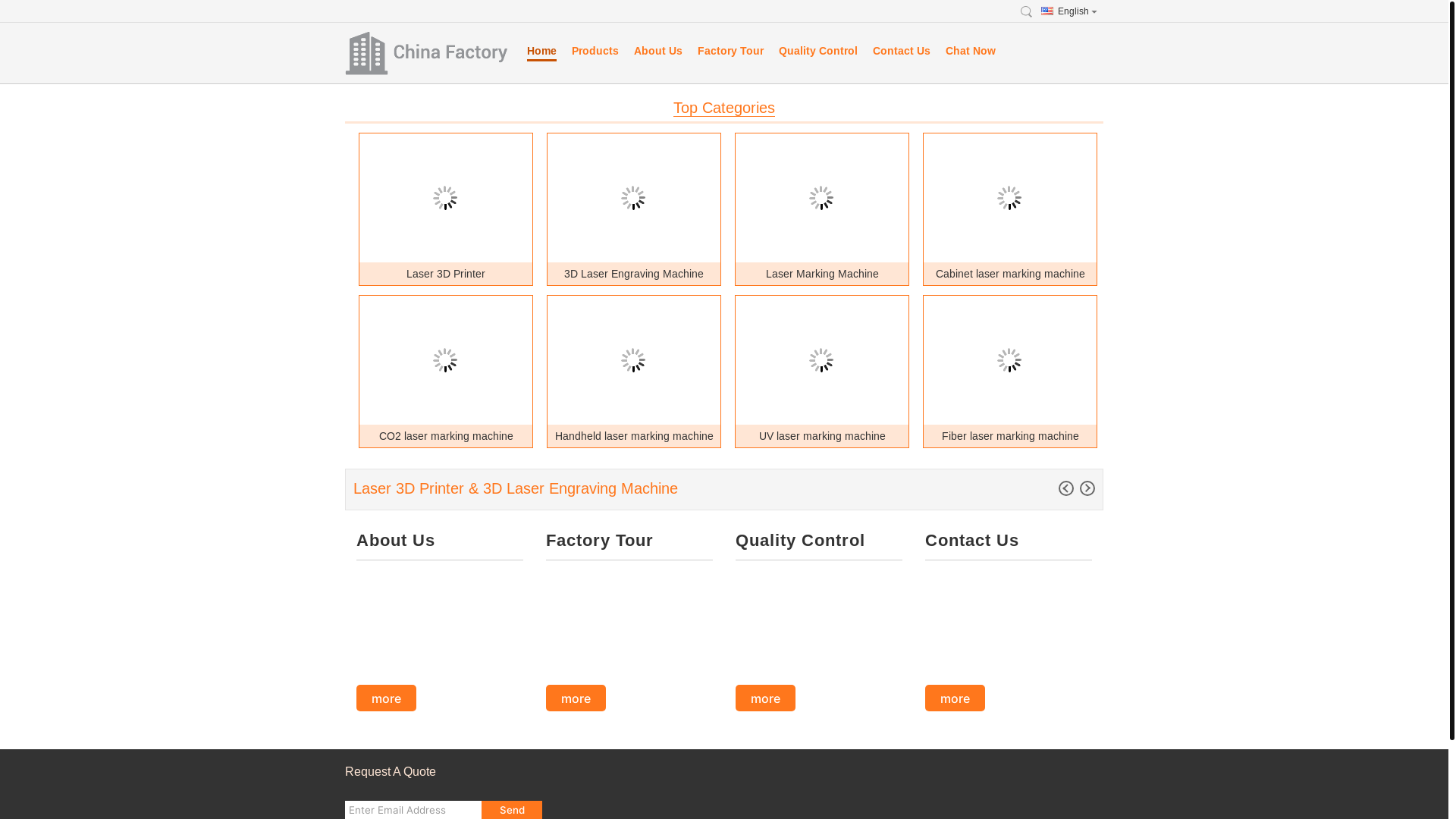 website screenshot of https://markingmachinestore.com/