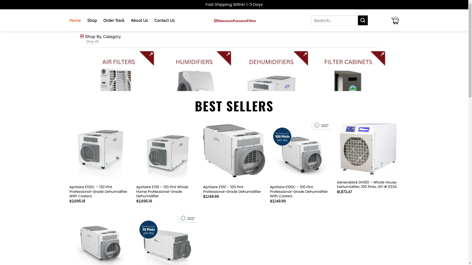 website screenshot of https://holadiscountfurnacefilter.shop/