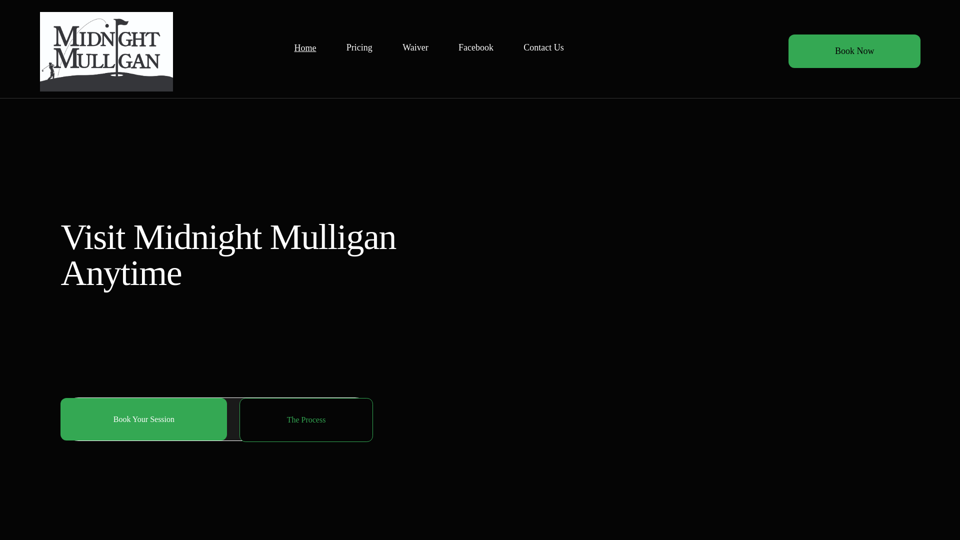 website screenshot of https://themidnightmulligan.com/