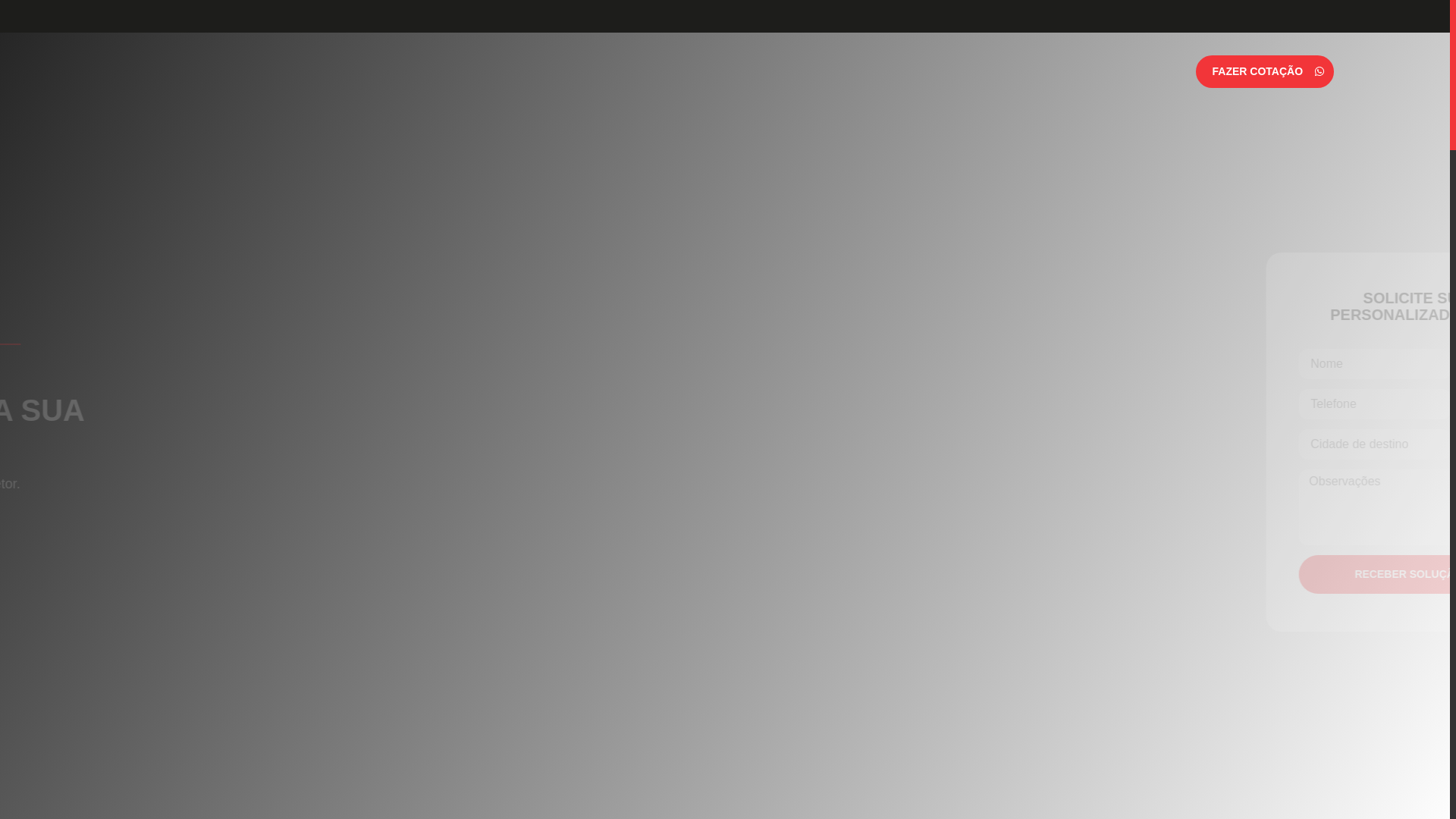 website screenshot of https://lemarctransportes.com.br/