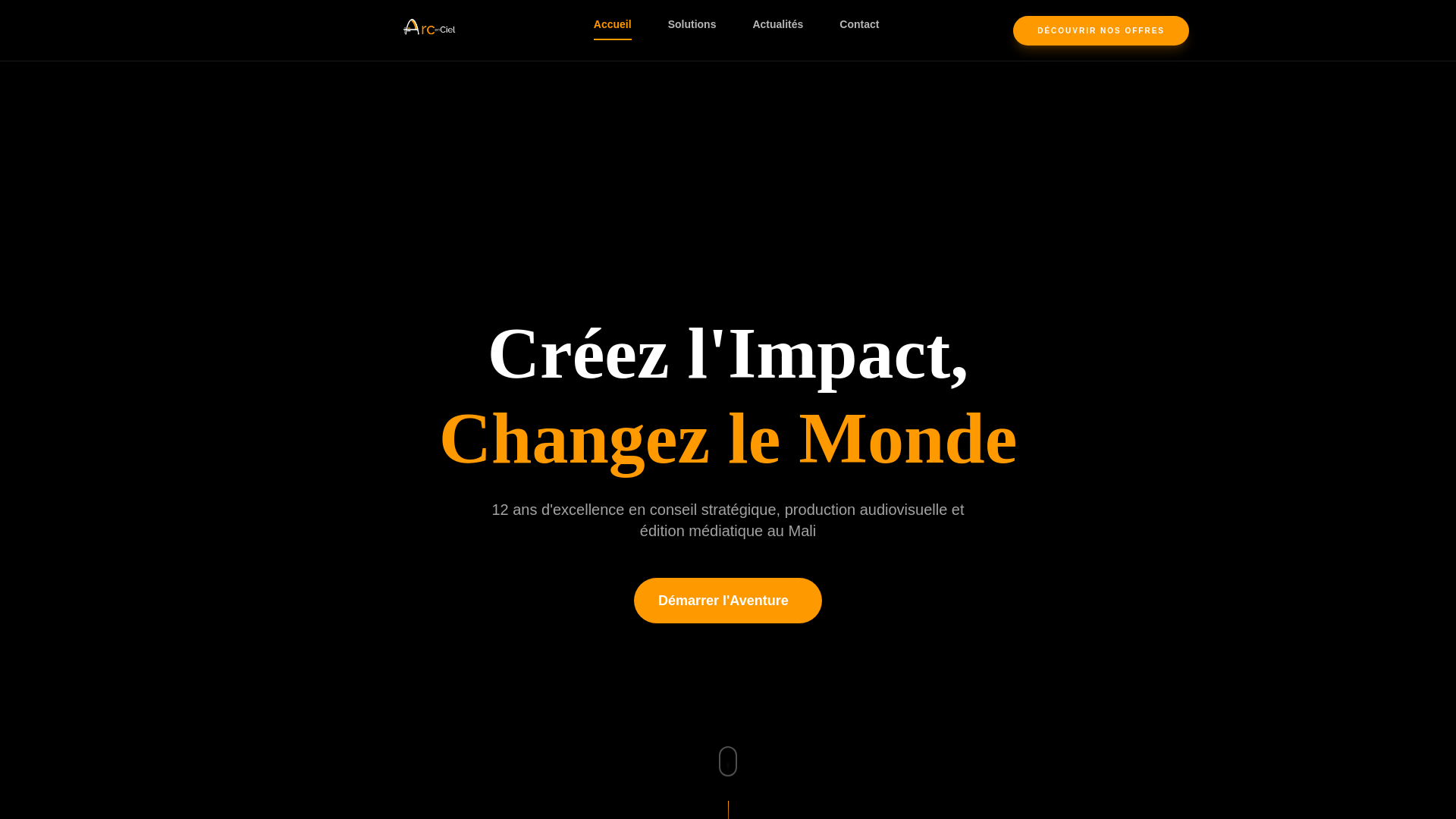 website screenshot of https://groupearcenciel.net/
