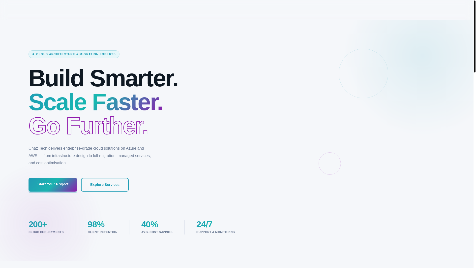 website screenshot of https://chaztech-website.pages.dev/