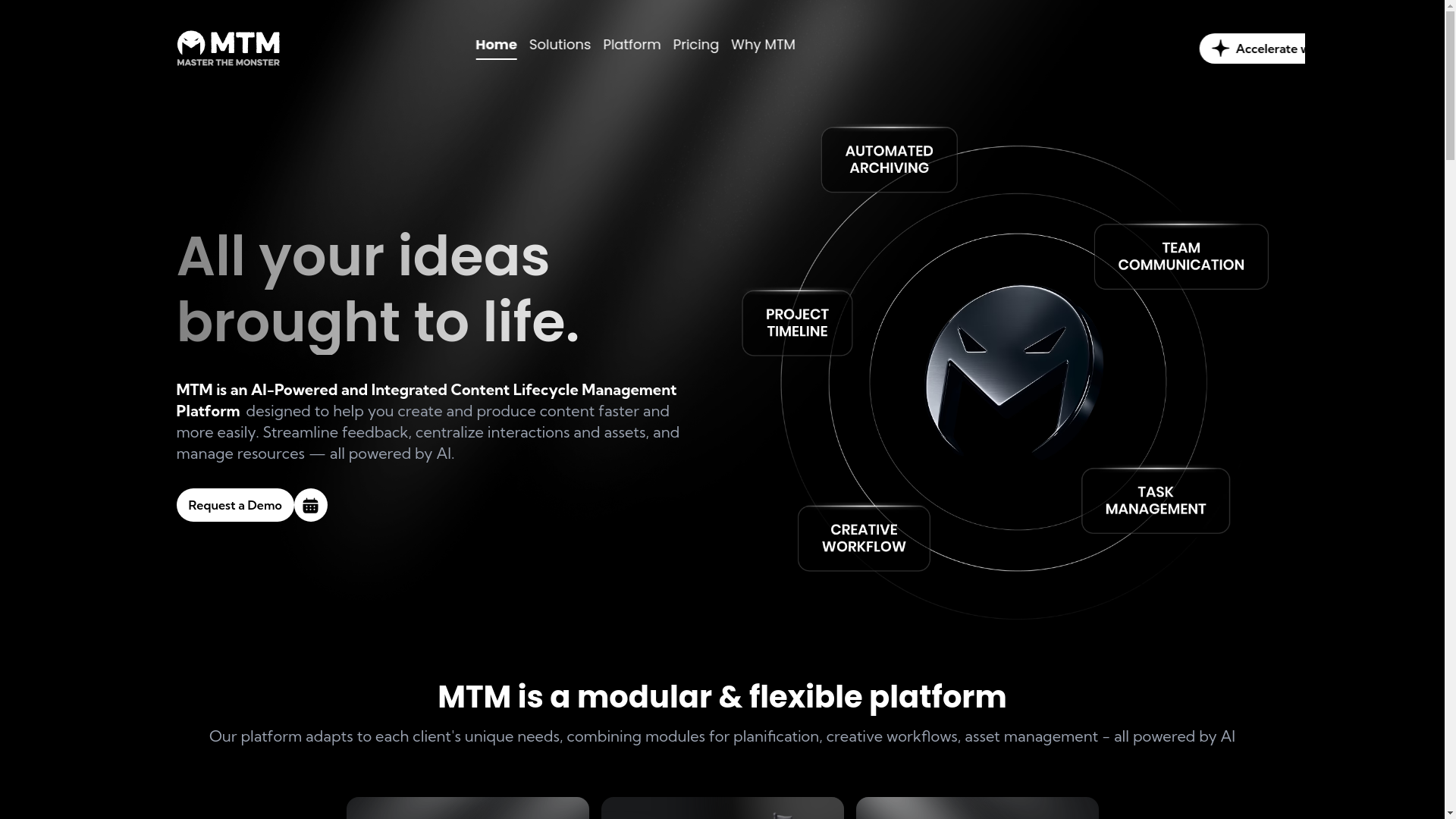 website screenshot of https://mtm-website-3y8.pages.dev/