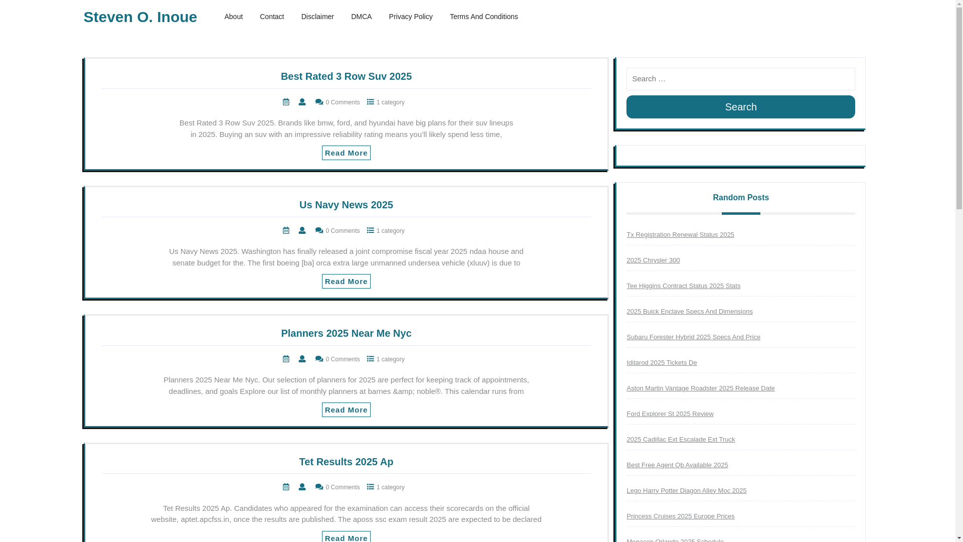 website screenshot of https://stevenoinoue.pages.dev/