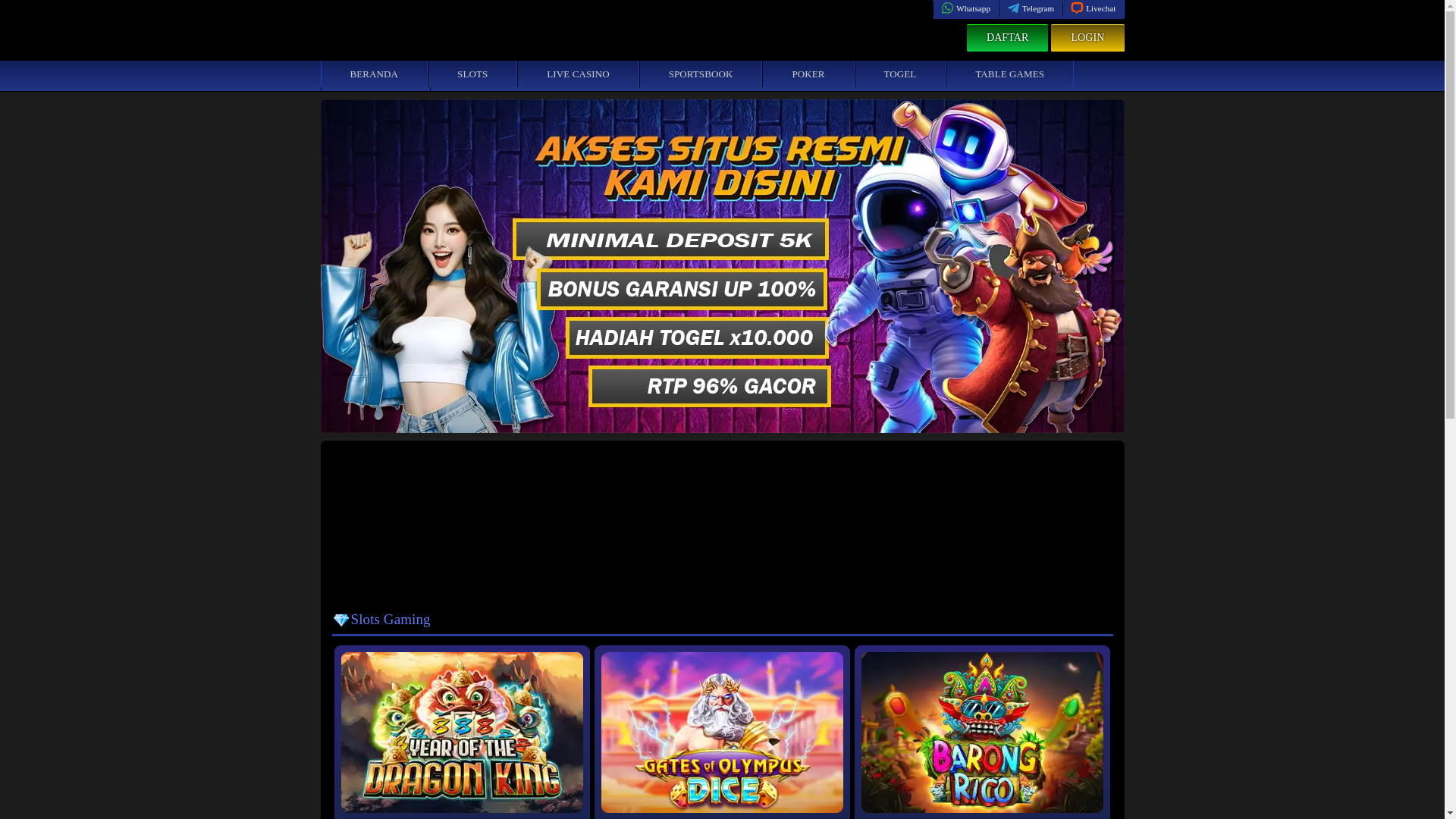 website screenshot of https://gerbang138.pages.dev/
