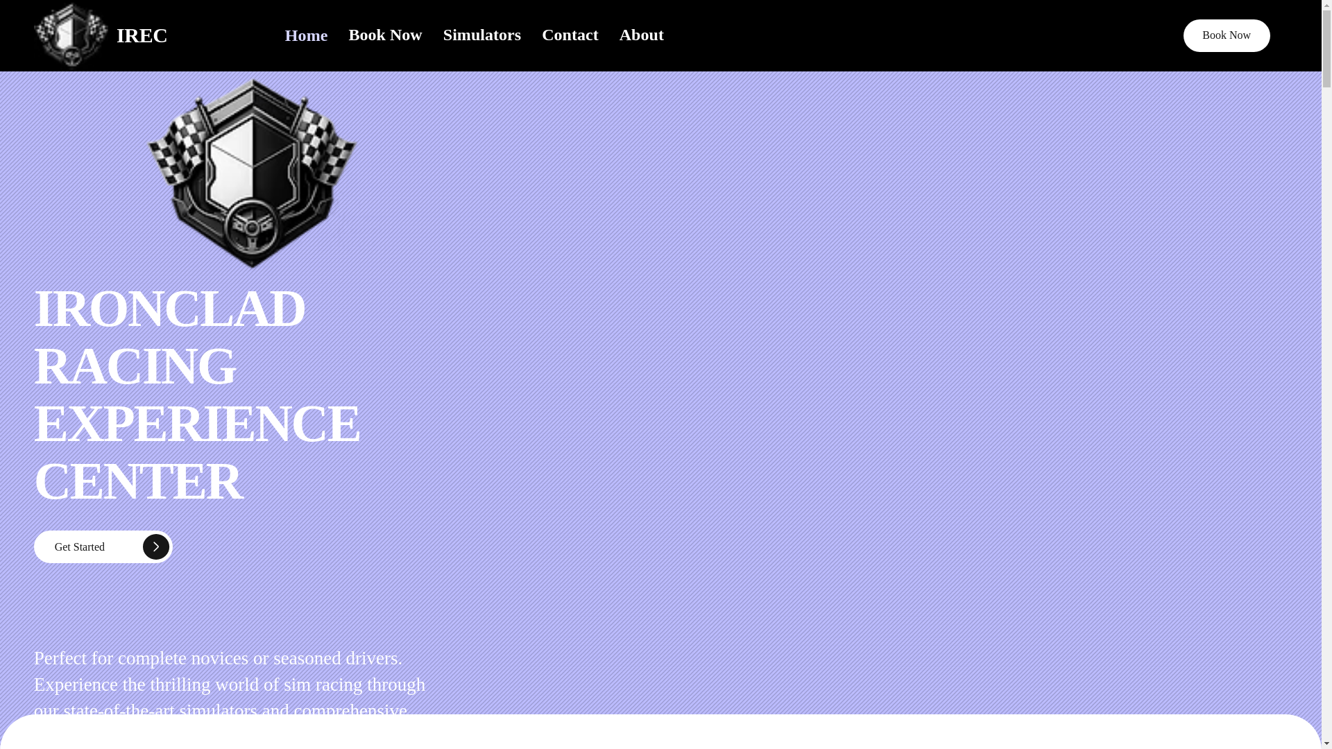 website screenshot of https://ironcladracing.com/