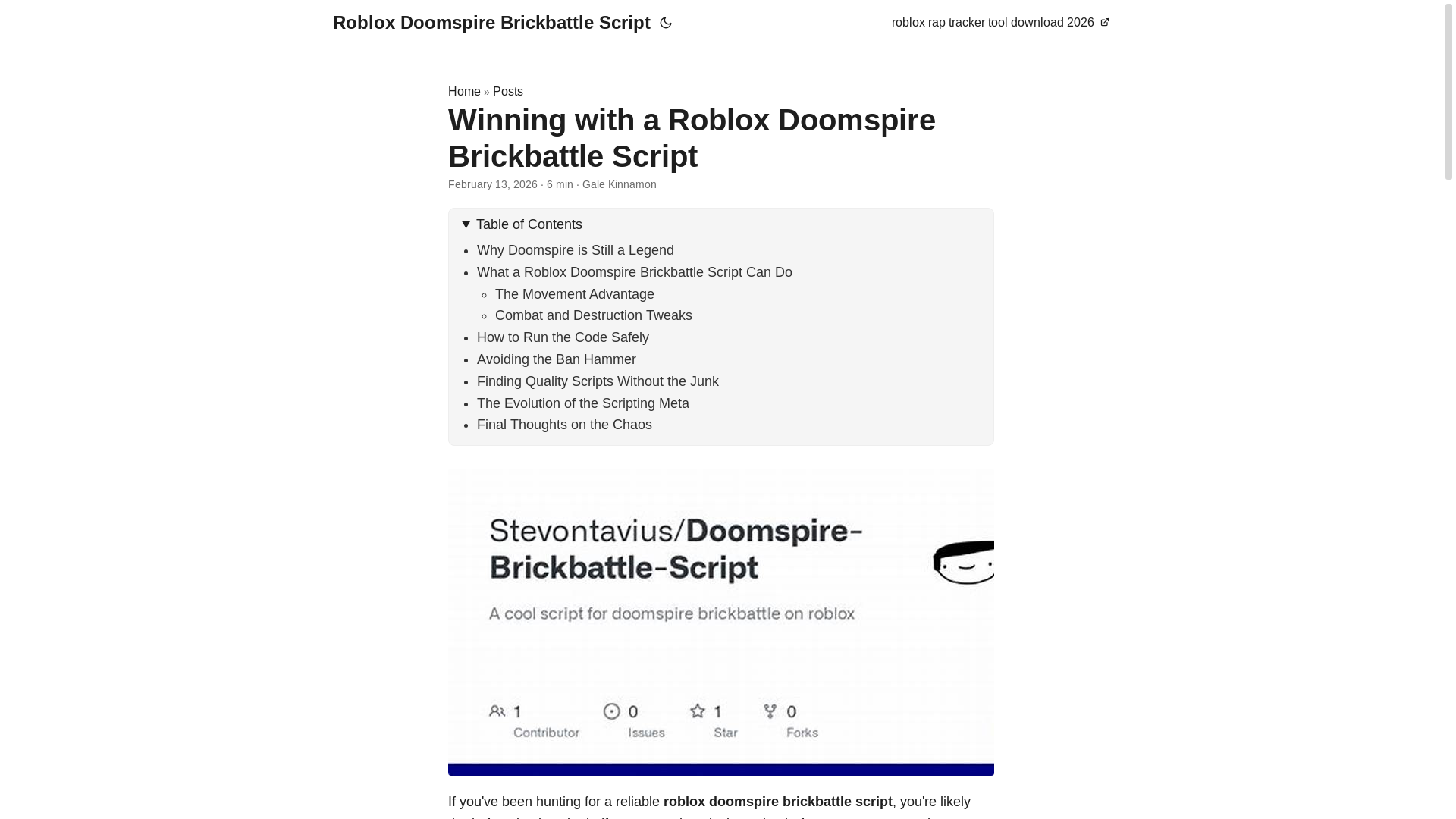 website screenshot of https://roblox-doomspire-brickbattle-script.pages.dev/