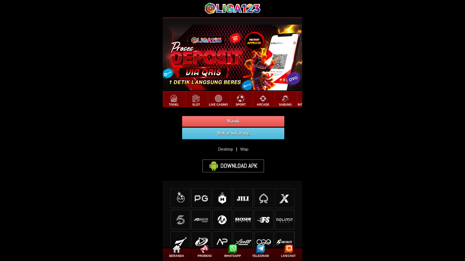 website screenshot of https://pasti-panas.pages.dev/