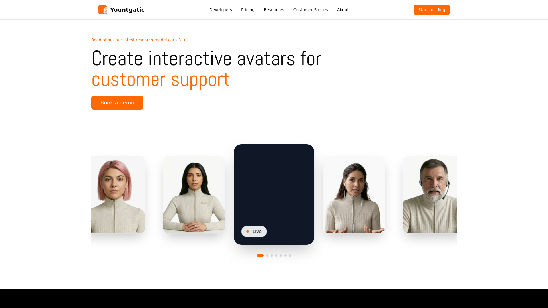 website screenshot of https://yountgatic.io/