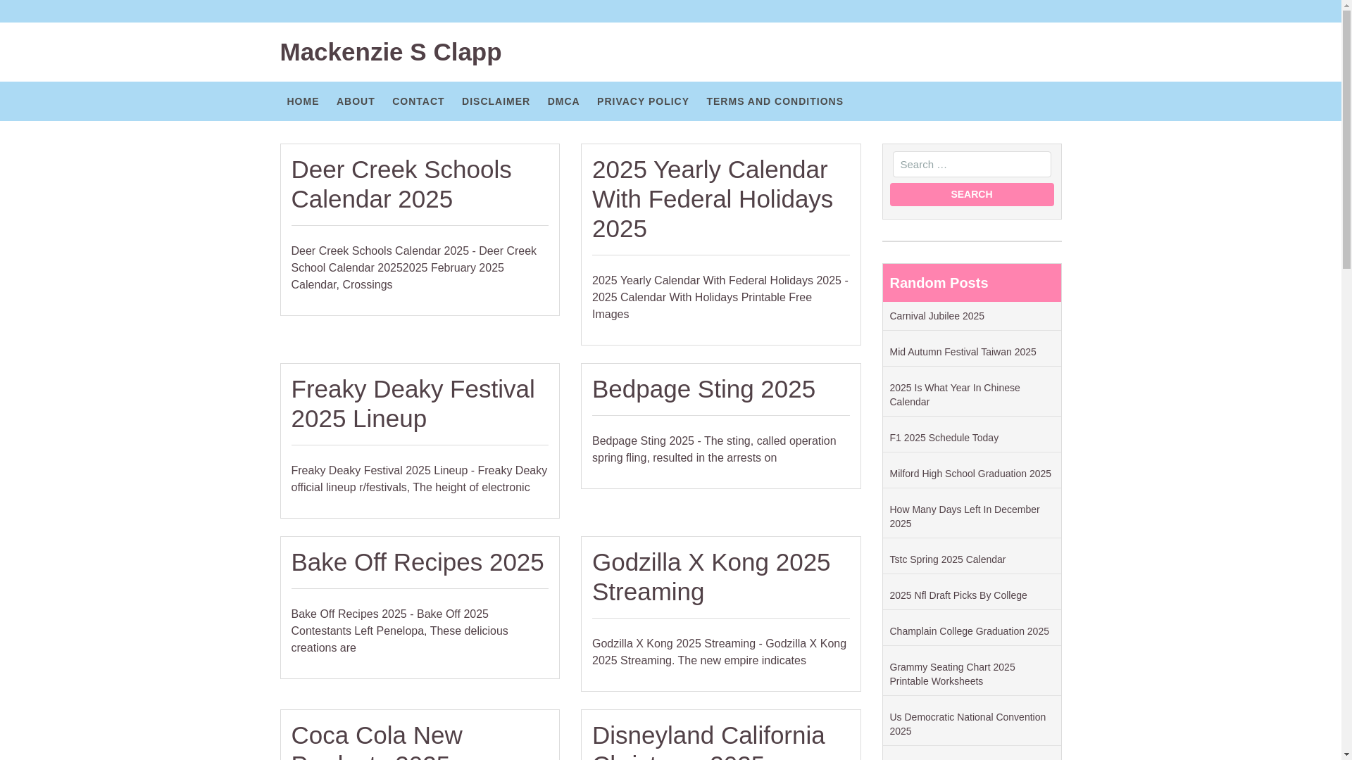 website screenshot of https://mackenziesclapp.pages.dev/