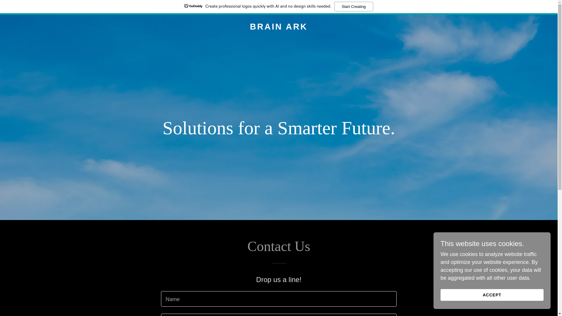 website screenshot of https://brainark.online/
