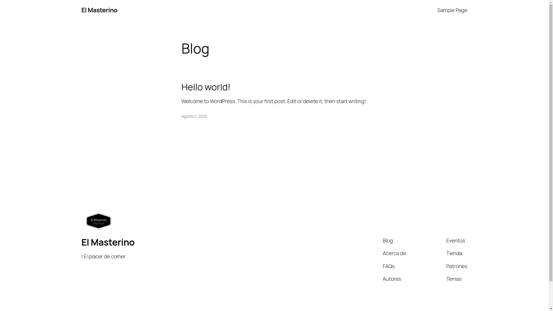 website screenshot of https://masterino.cl/