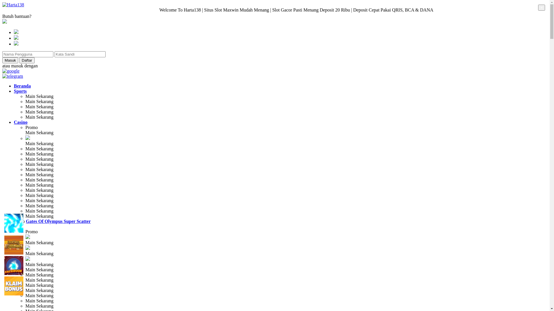 website screenshot of https://harta138terpercaya.com/