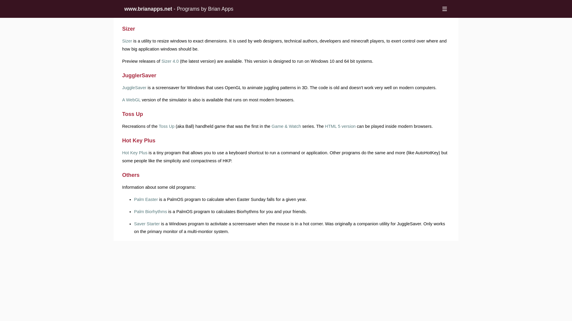 website screenshot of https://brianapps-web.pages.dev/