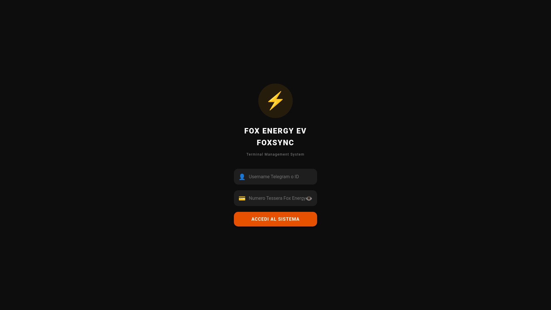 website screenshot of https://foxsync.cards/