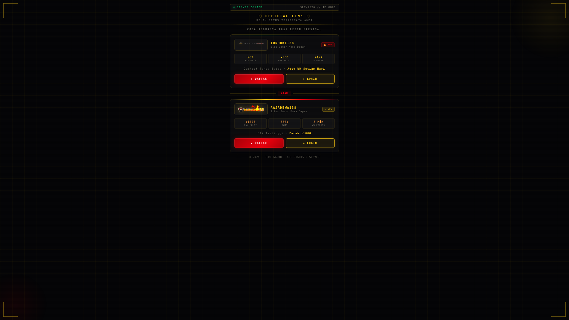 website screenshot of https://slothoky274jp.live/