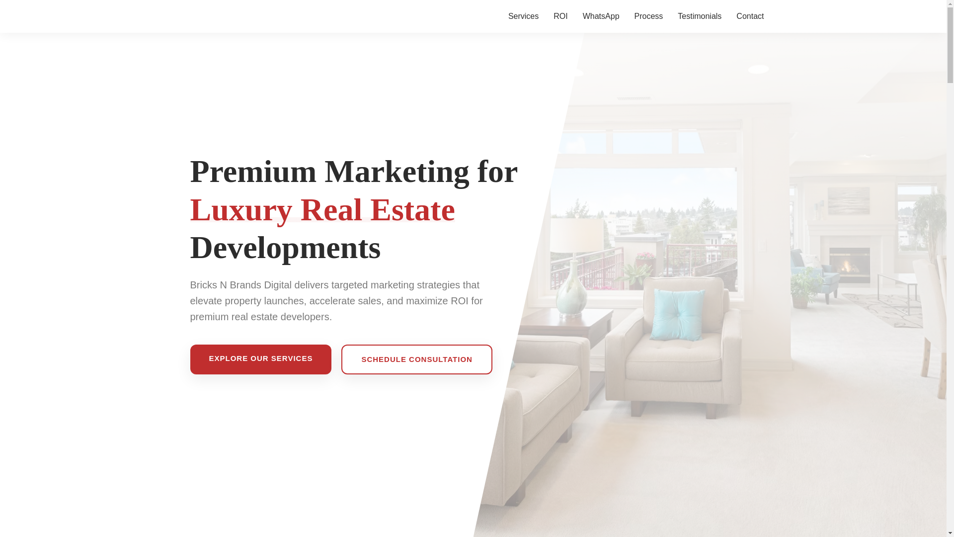 website screenshot of https://bricksnbrandsdigital.com/