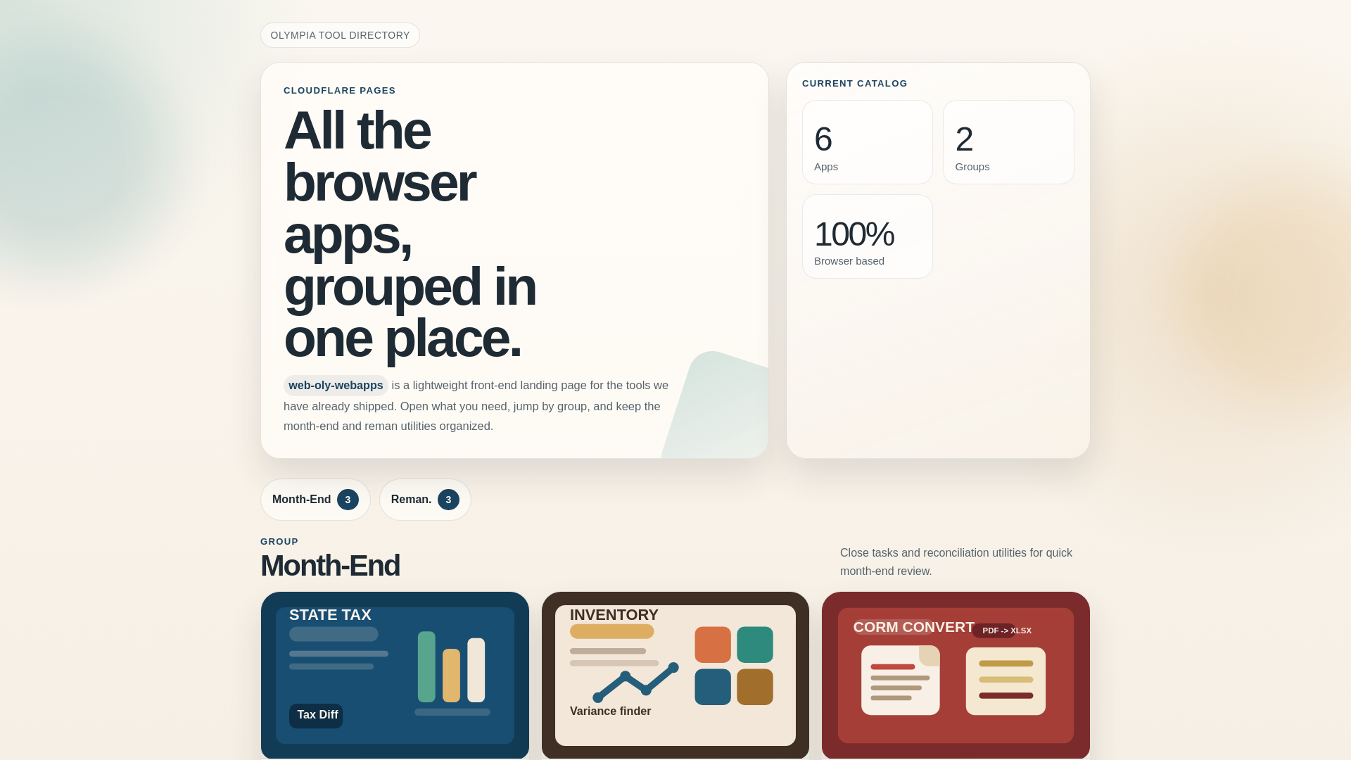 website screenshot of https://web-oly-webapps.pages.dev/