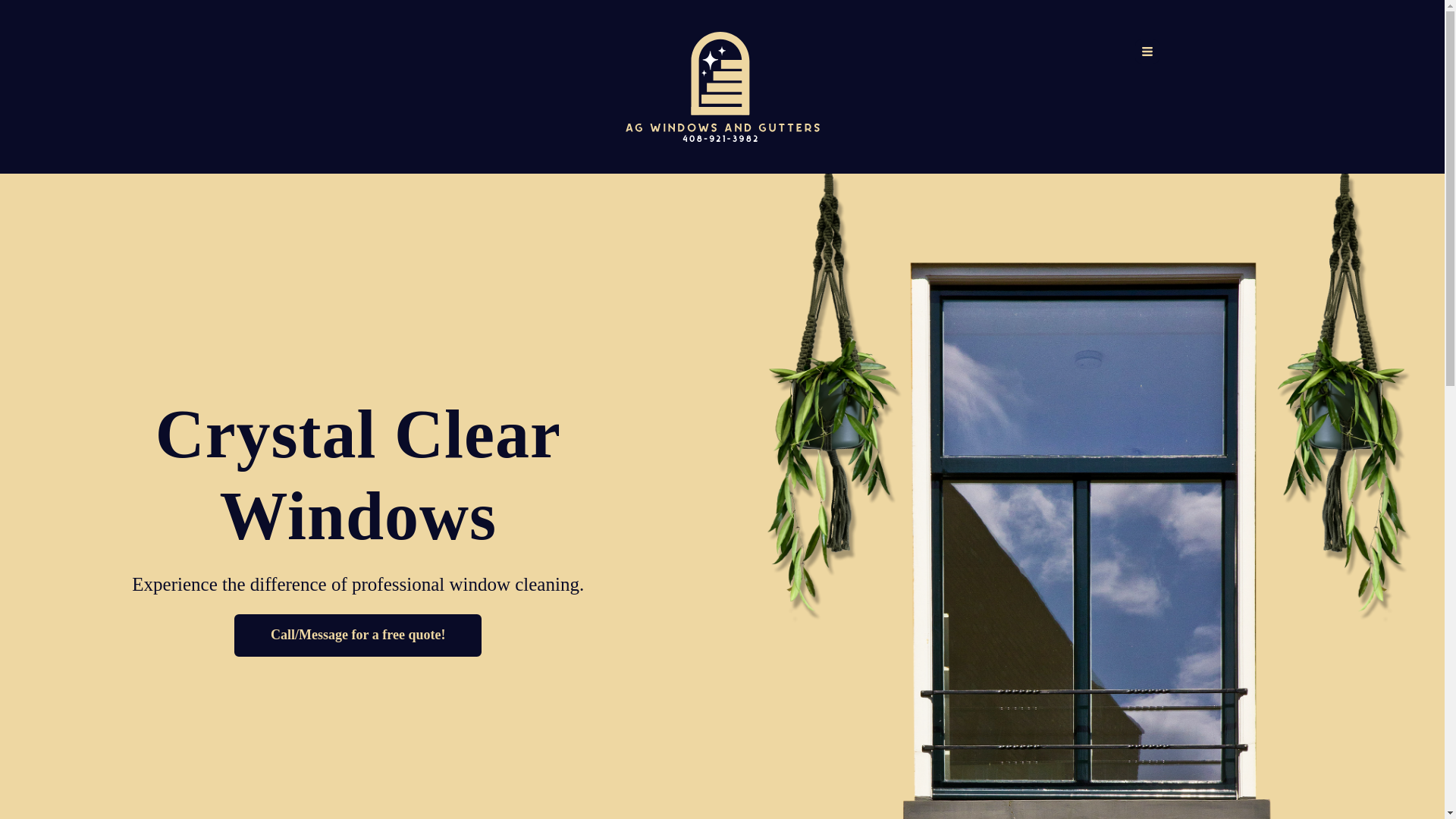 website screenshot of https://agwindowsandgutters.com/
