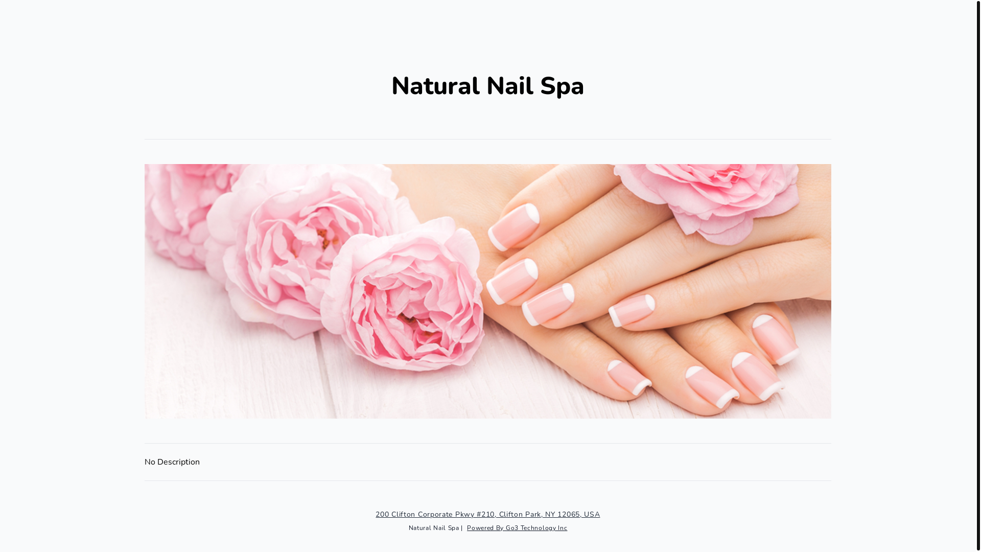 website screenshot of https://naturalnailspany.com/