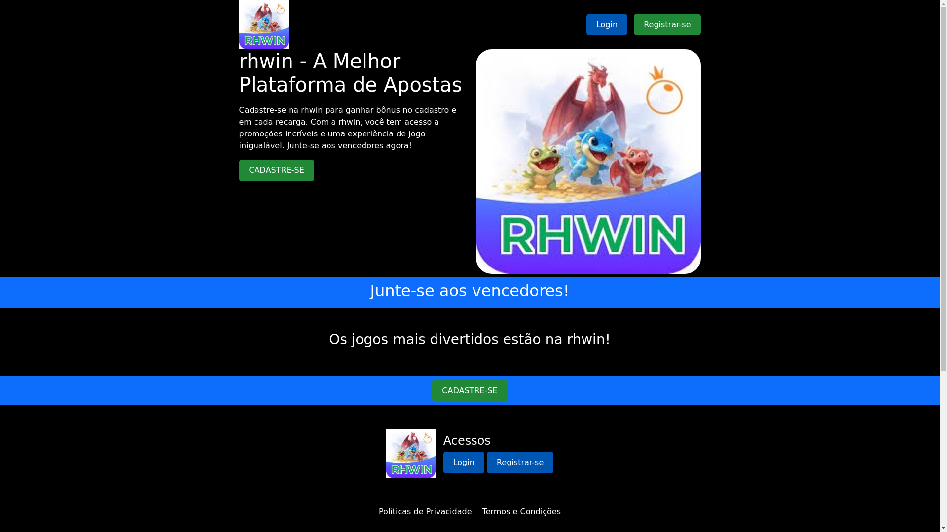 website screenshot of https://rhwinvip.com/