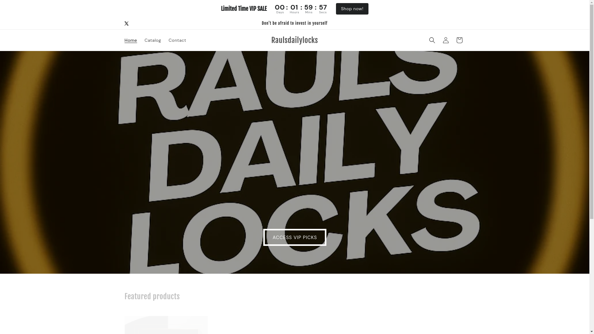 website screenshot of https://raulsdailylocks.com/