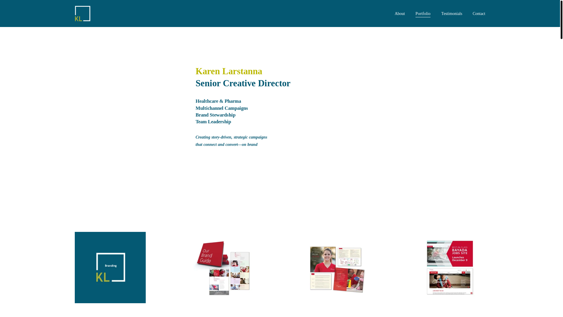 website screenshot of https://larstannaportfolio.com/