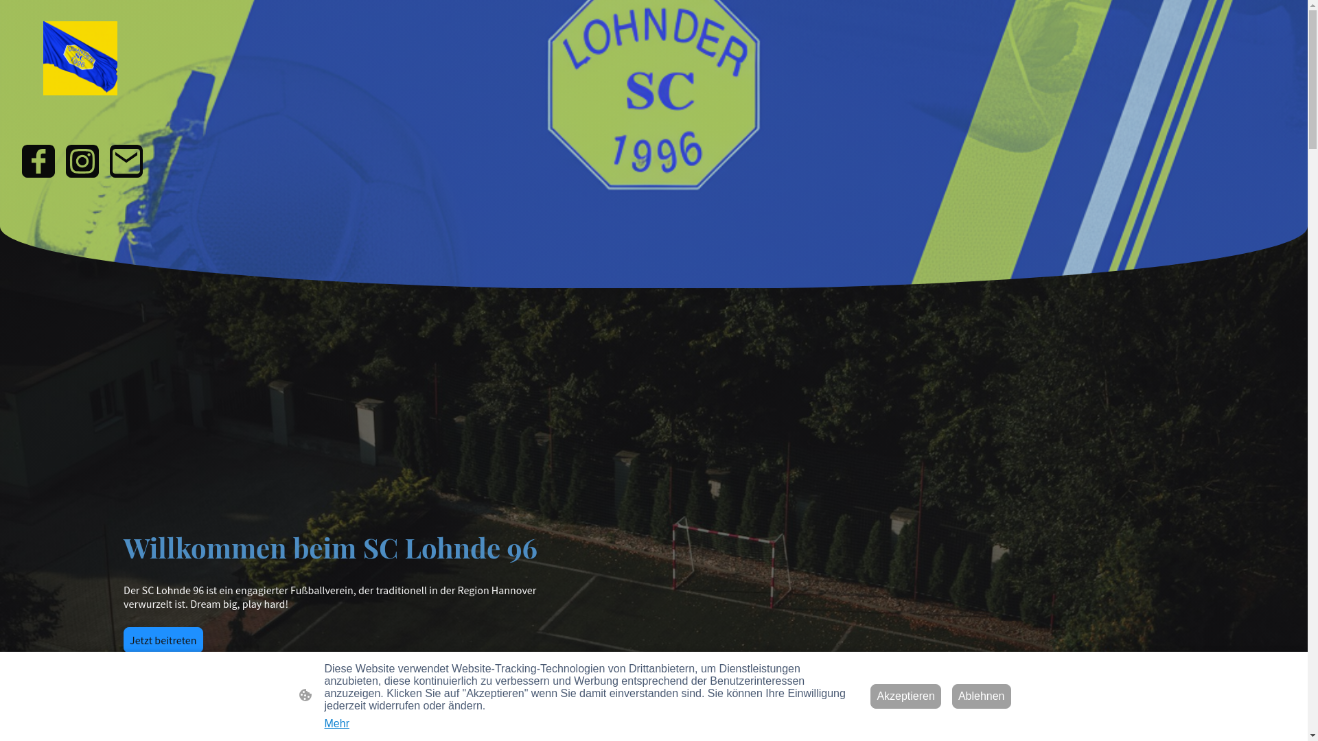 website screenshot of https://lohndersc96.de/
