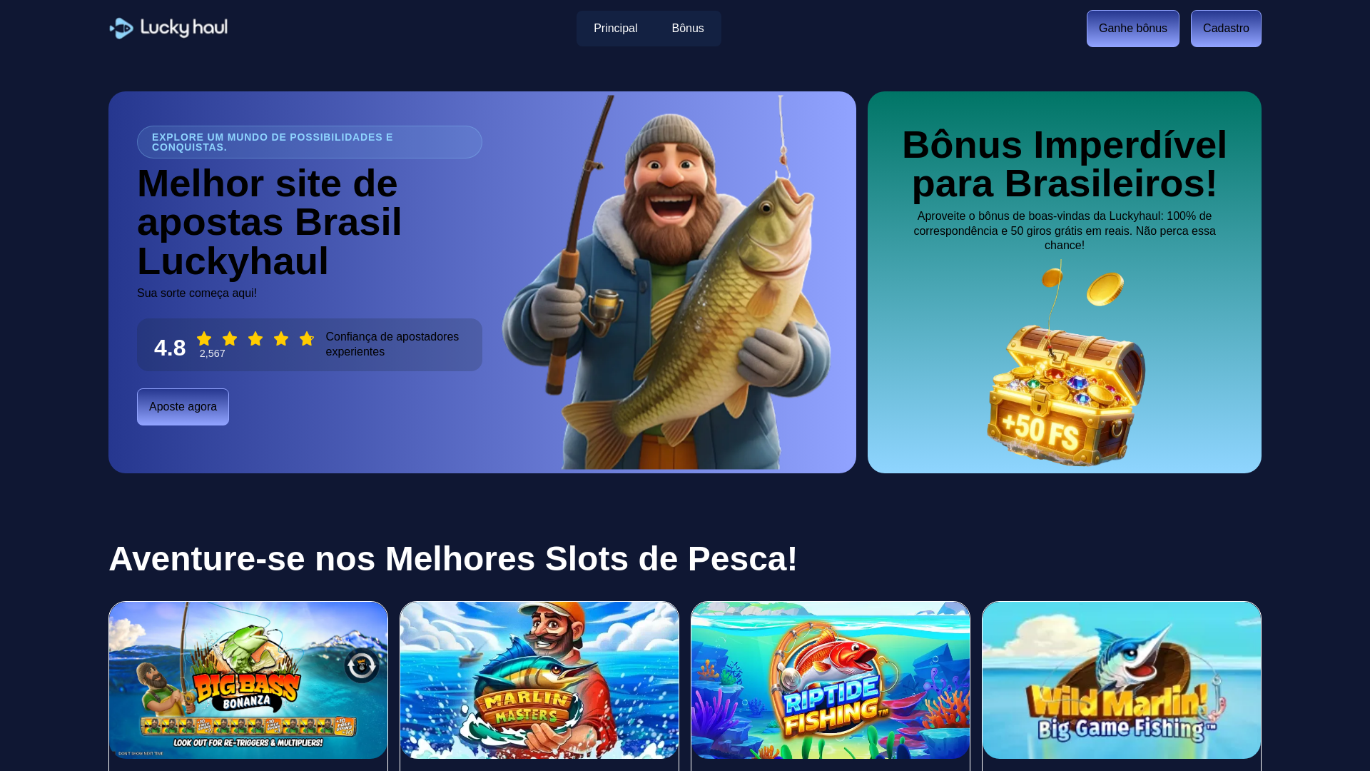 website screenshot of https://luckyhaulcasino-wiki.pages.dev/