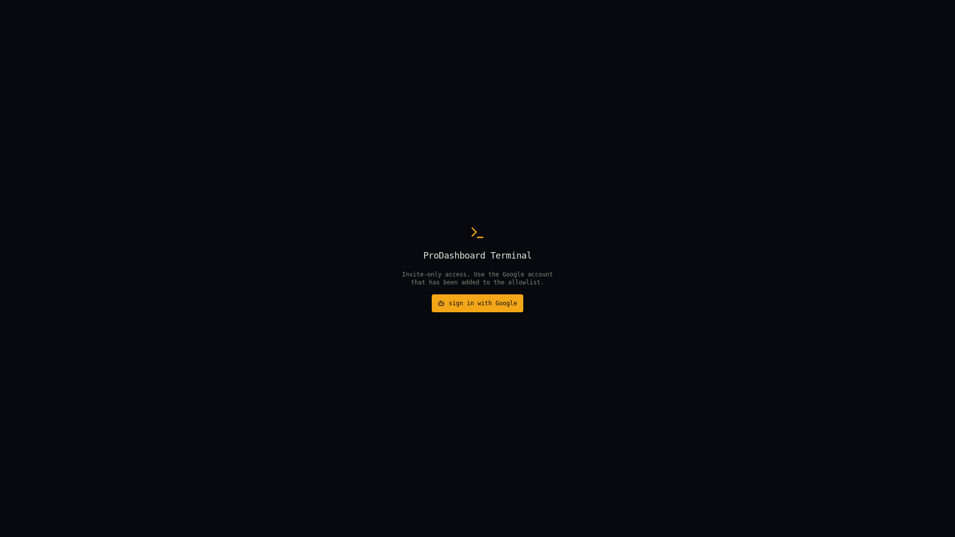 website screenshot of https://prodashbo.xyz/