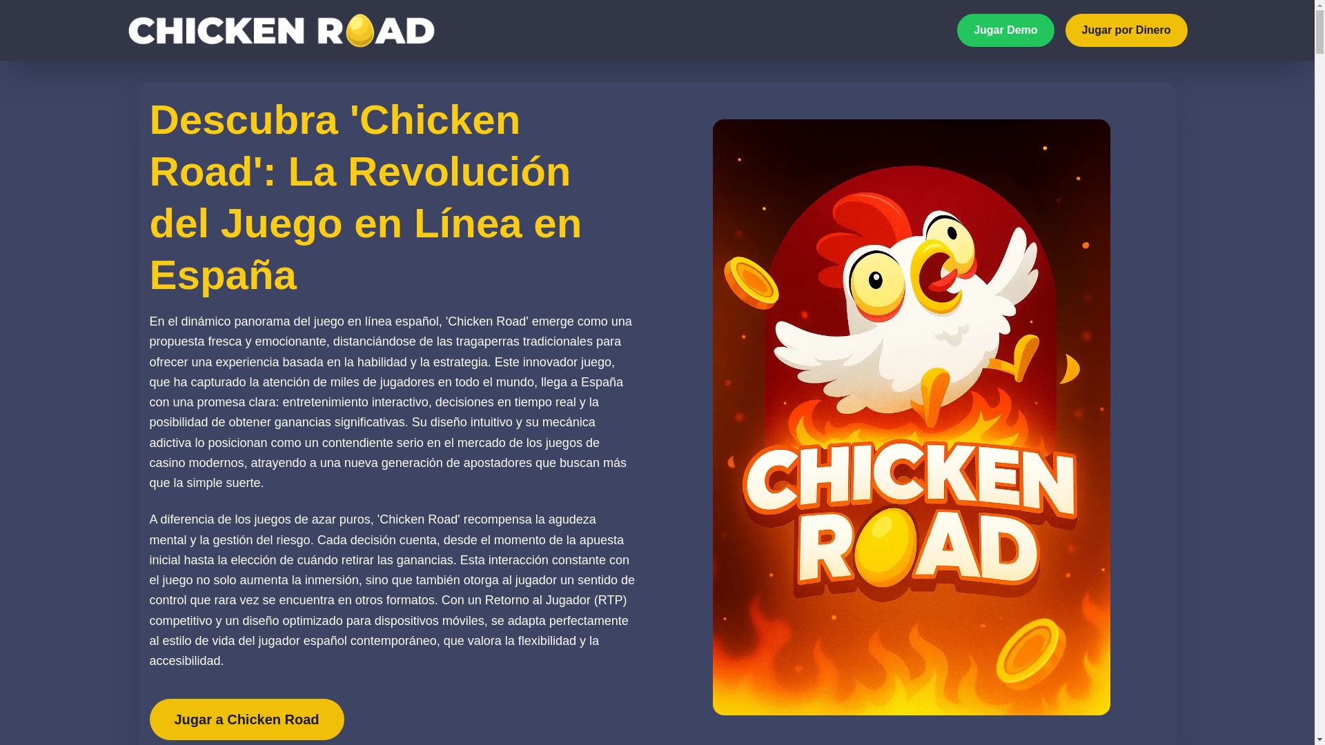 website screenshot of https://chickenroadgamees.com/