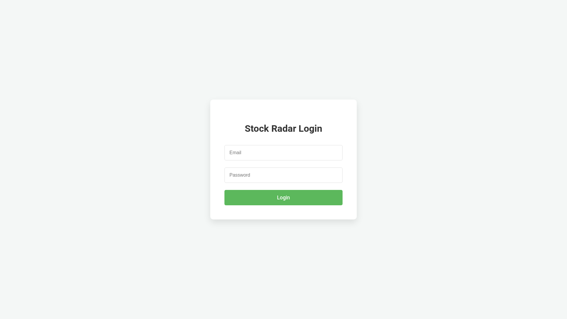 website screenshot of https://stock-radar.pages.dev/