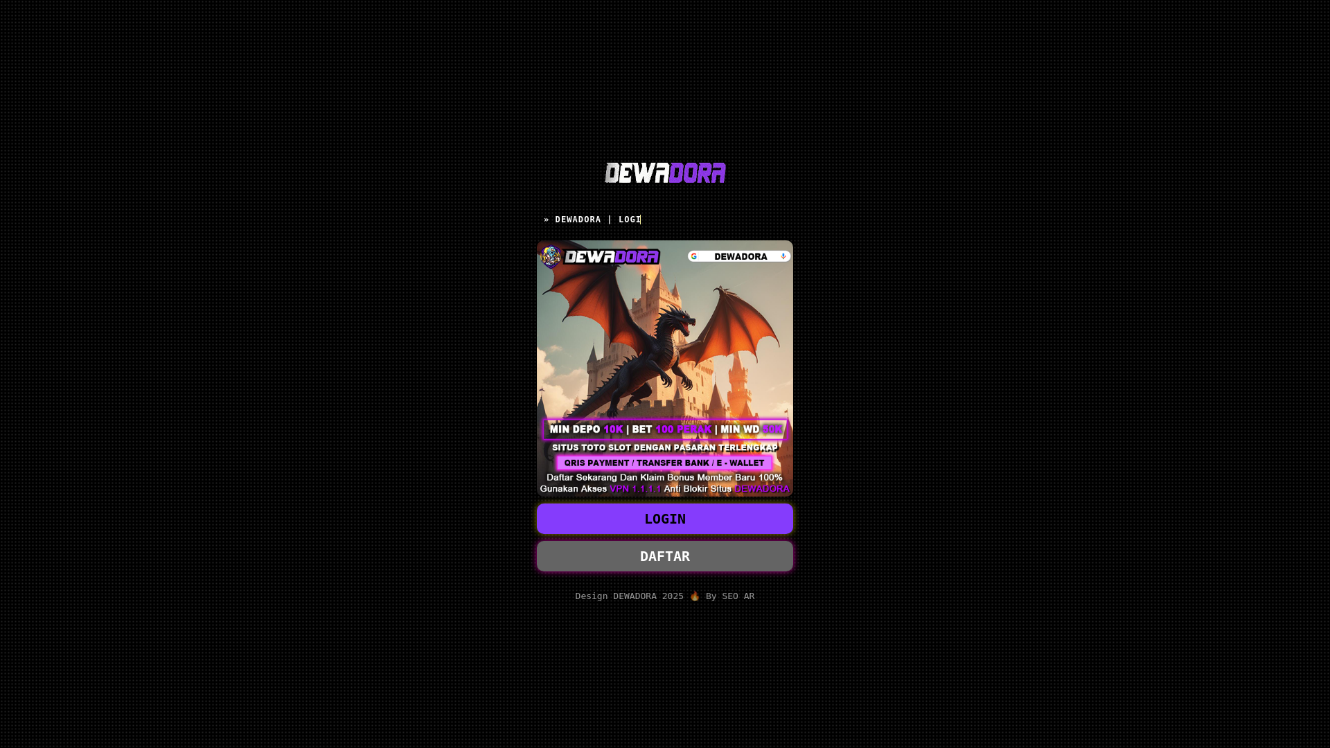 website screenshot of https://ampdewadora-ar317.pages.dev/