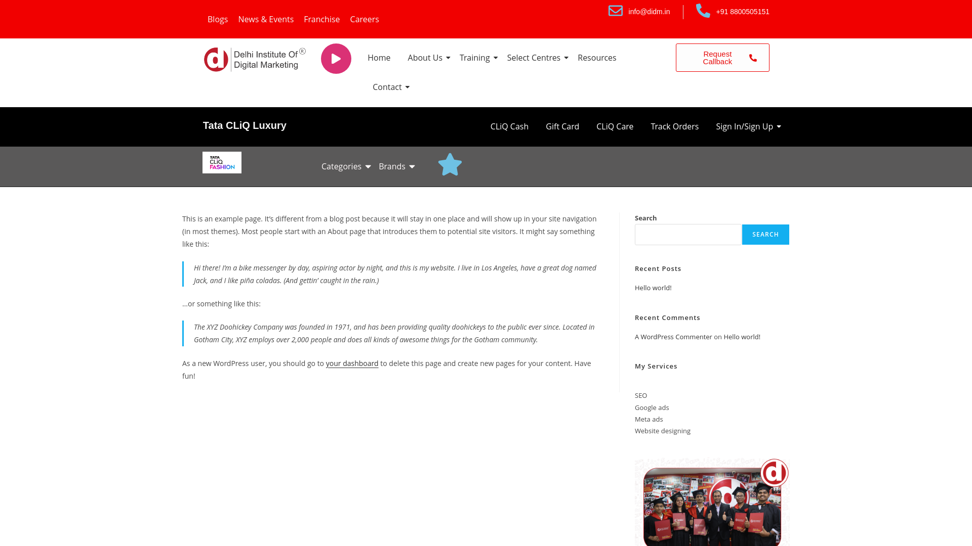 website screenshot of https://jgjrankrise.info/