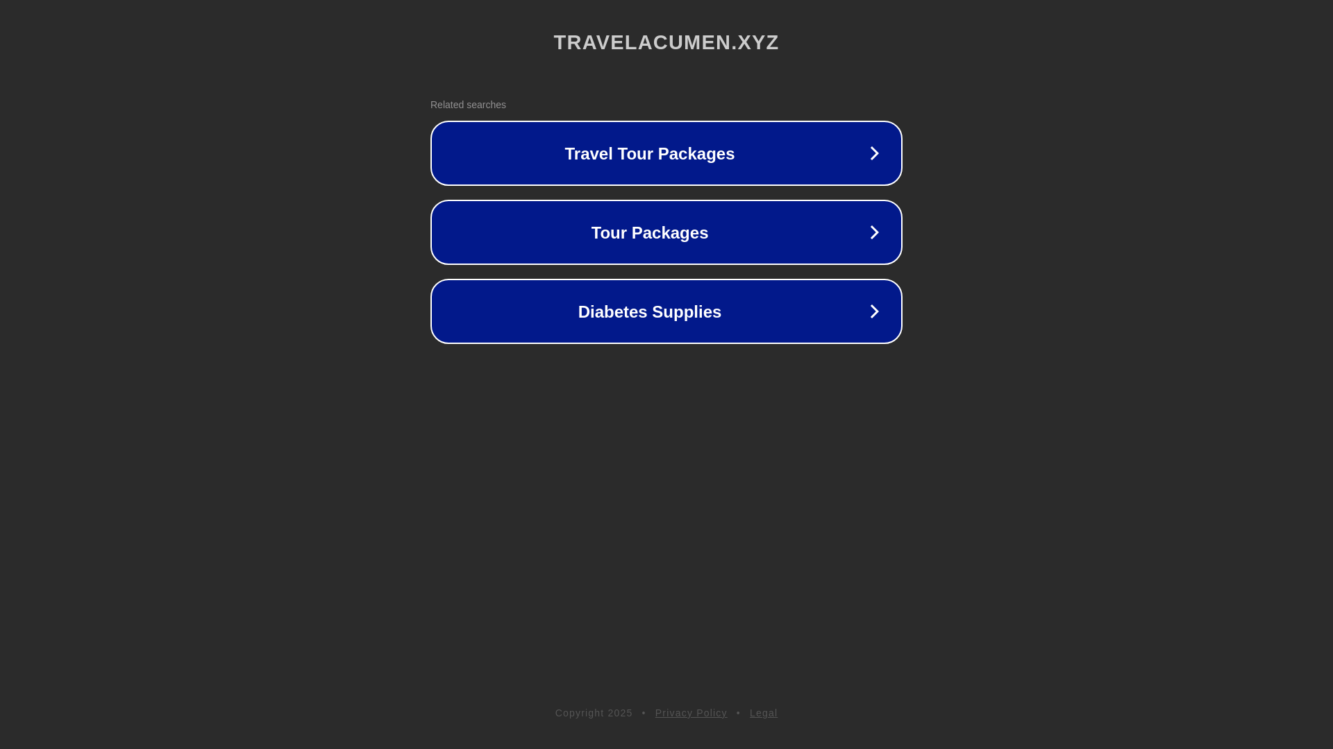 website screenshot of https://travelacumen.xyz/