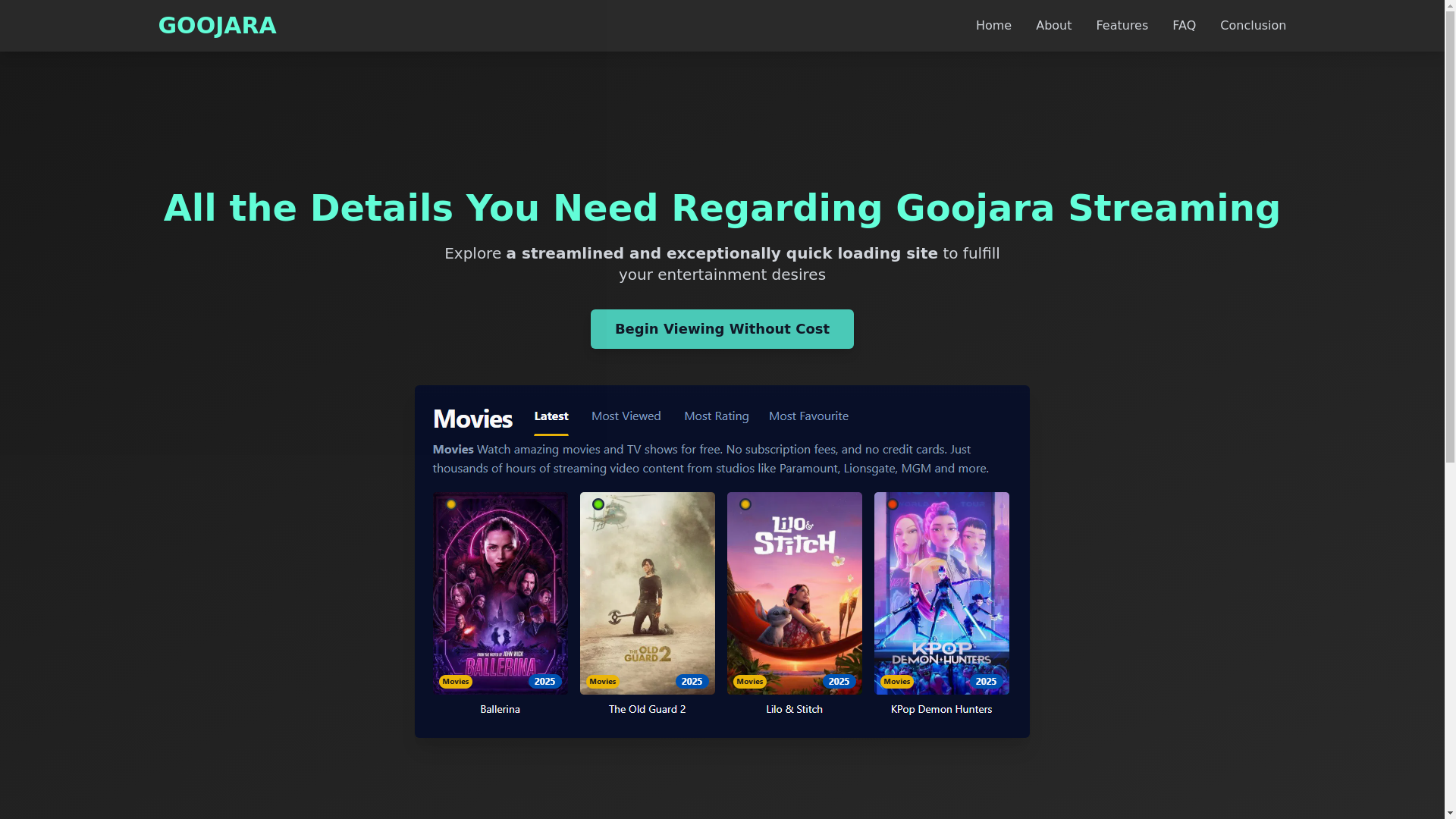 website screenshot of https://goojara-t467.pages.dev/