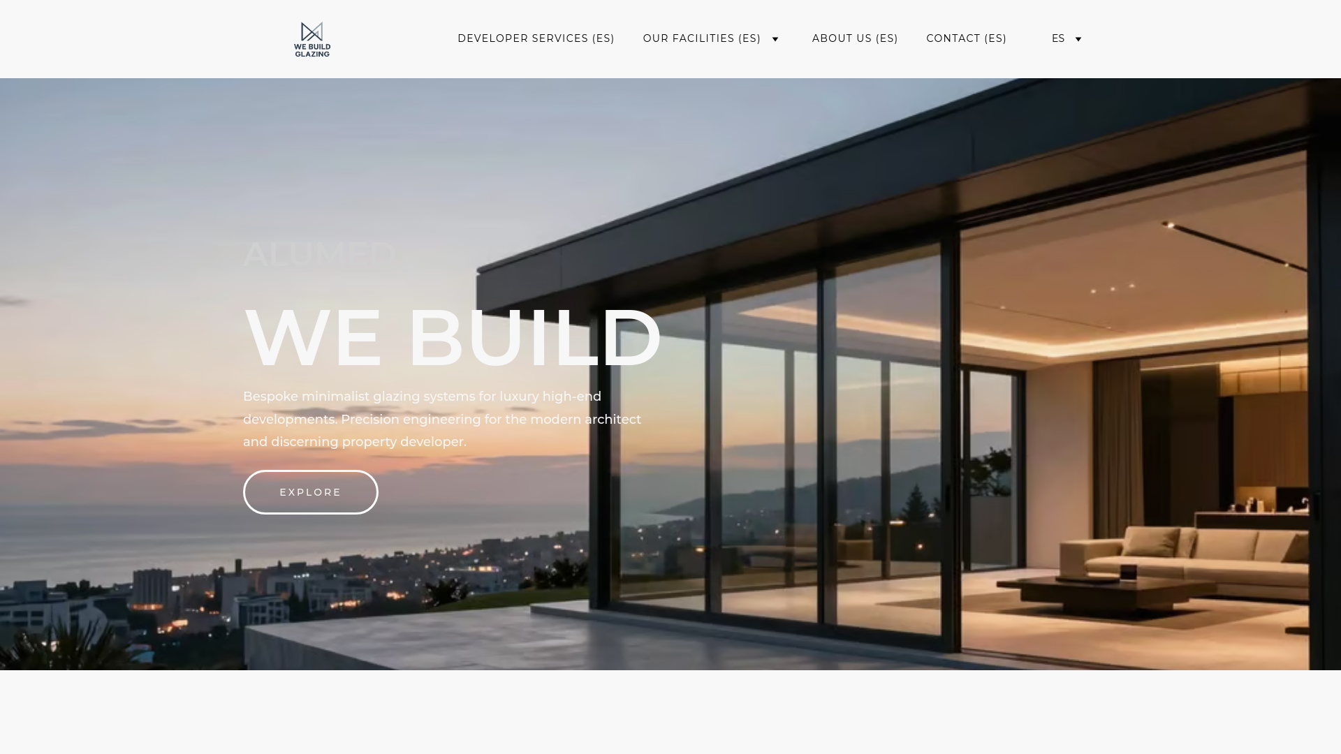 website screenshot of https://proglazingmarbella.com/