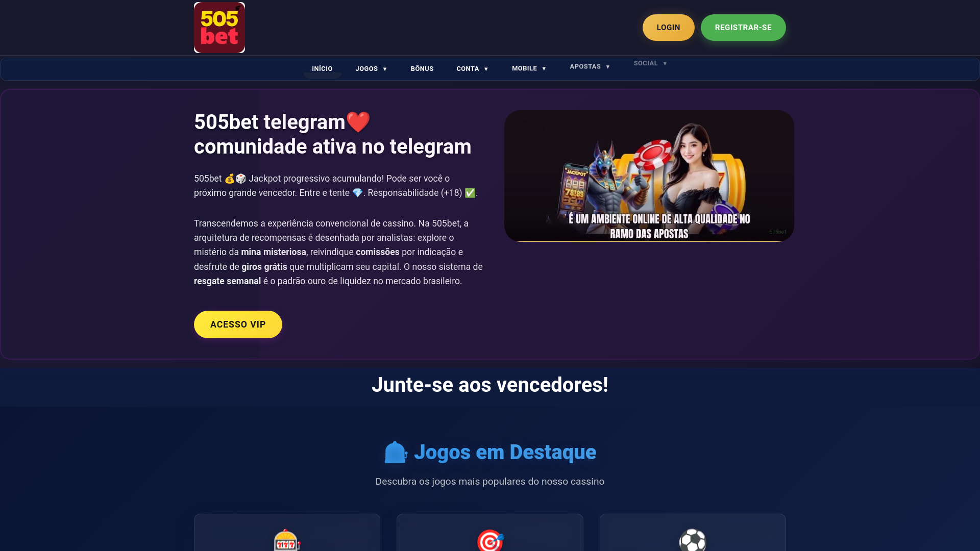 website screenshot of https://505betn1.com