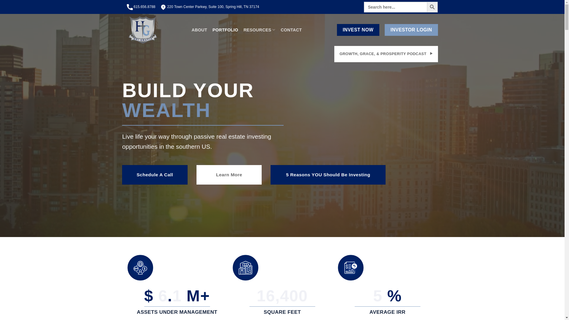 website screenshot of https://harvardgracecapitalinvestment.com/